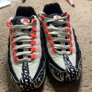 Nike Air Max 95 Print Black White Bright